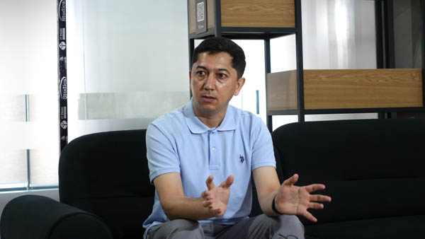 IT PARK 교육을 이수한 마무르 주라예브 노미디안 대표. [사진 제공 - KOICA]