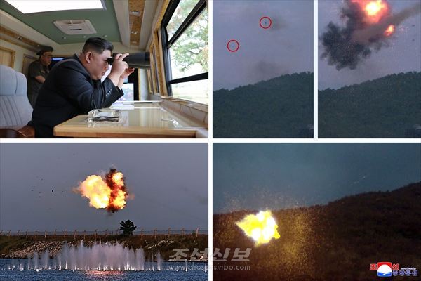 김 위원장이 11일과 12일 국방과학원 장갑방어무기연구소와 전자무기연구소를 방문해 사업을 지도했다. [사진-조선신보에서 재인용]