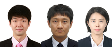 왼쪽부터 유기봉 통일정책실 통일미래추진과장, 장진국 통일정책실 통일기반조성과장,  손송희 인권인도실 북한인권기획과장 [사진-통일부제공]