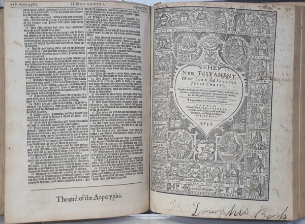 『The Holy Bible』(영문), 1634년 구약, 1636년 신약. [사진 제공 – 이양재]