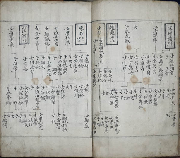 1584년 [부안김씨족보] 갑신보 장3B와 장4A, 1741년 사본. [사진 제공 – 이양재]