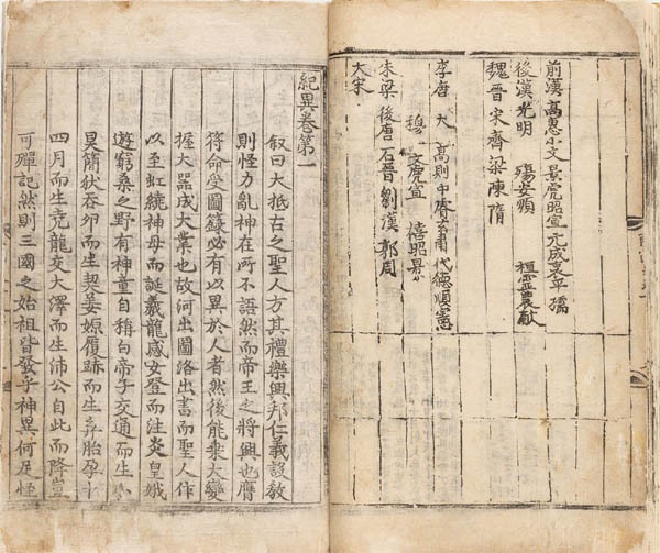 [삼국유사] 권1~2, 일연, 국보, 연세대학교 소장본. [사진 제공 – 이양재]