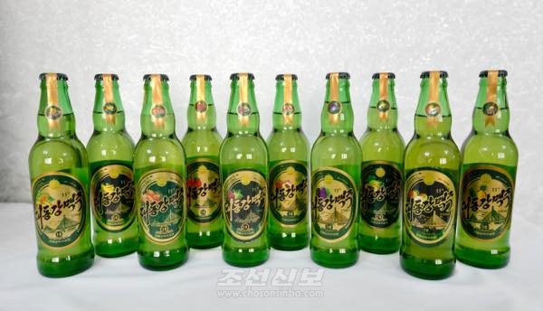 10종의 과일향맥주.[사진-조선신보 갈무리]
