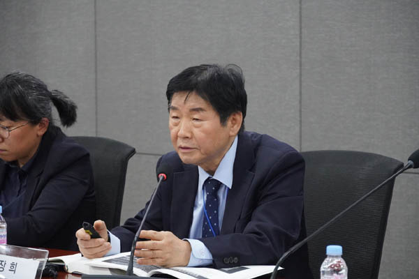 이장희 한국외대 명예교수는 군사주권 회복을 강조했다. [사진 - 통일뉴스 황남순 통신원]