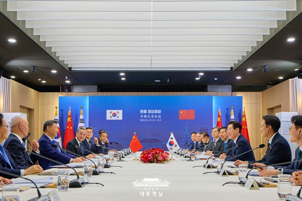 한중 정상회담. [사진-대통령실]