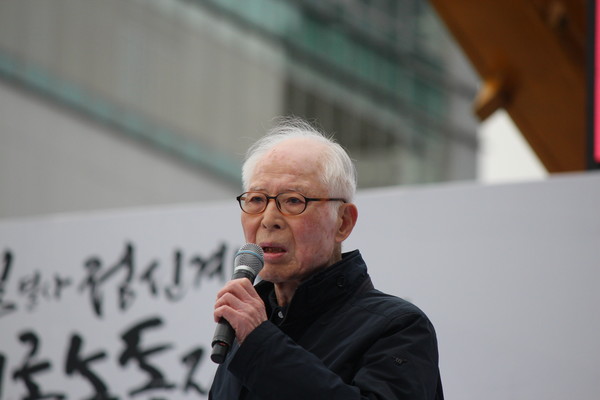 권영길 민주노총 지도위원 [사진-통일뉴스 이승현 기자]