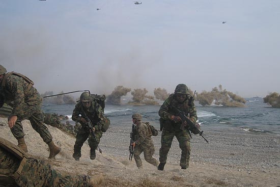 2008년 가을 '호국훈련' 모습. [자료사진-통일뉴스]