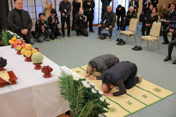 정부는 21일 오전 10시 일본 니가타현 사도시 한 호텔에서 사도광산 강제동원 한국인 희생자를 위한 독자적인 ‘사도광산 강제동원 한국인 희생자 추도식’을 개최했다. [사진 제공 - 외교부]