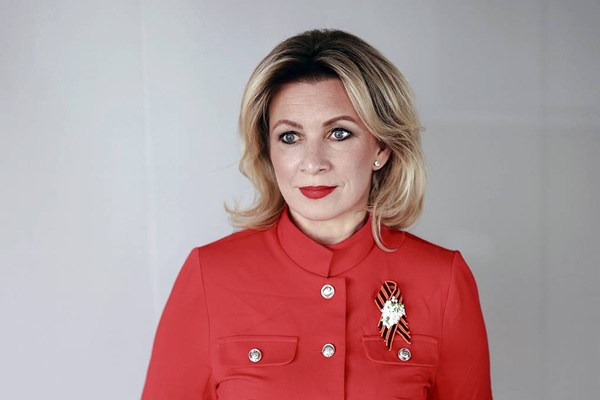 마리아 자하로바 러시아 외교부 대변인. [사진 갈무리-타스통신]