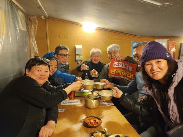 구로동 2차 뒤풀이 [사진-통일뉴스 하태한 통신원]