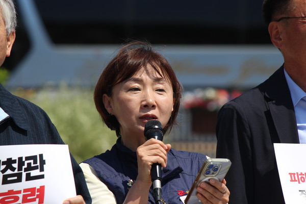 조항아 빈민해방실천연대 사무총장 [사진-통일뉴스 이승현 기자]