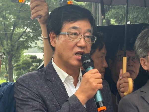  노성철 전국대학민주동문회협의회 상임대표 [사진-통일뉴스 서영빈 기자]