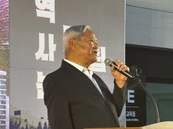 장남수 유가협 회장 [사진-통일뉴스 서영빈 기자]