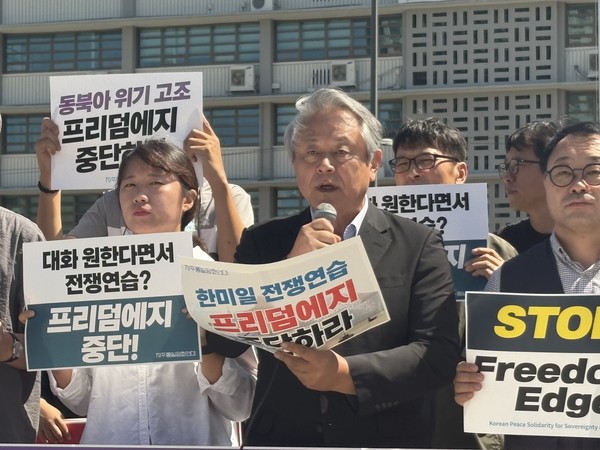 이홍정 자주통일평화연대 상임대표의장 [사진-통일뉴스 서영빈 기자]