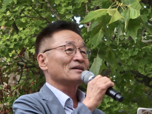 김재하 한국진보연대 상임공동대표 [사진-통일뉴스 이승현 기자]