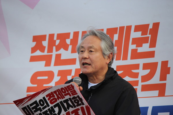 이홍정 자주통일평화연대 상임대표의장 [사진-통일뉴스 이승현 기자]